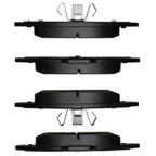 R1 Concepts 2600-1107-20 Disc Brake Pad Set - Front - view 2
