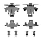 Dynamite Friction 340-02018 Disc Brake Hardware Kit - Front - view 1