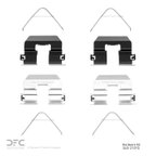 Dynamite Friction 340-21015 Disc Brake Hardware Kit - Rear - view 2