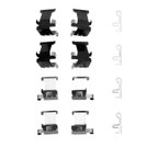Dynamic Friction 340-40019 Disc Brake Hardware Kit - Front - view 1