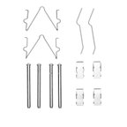 Dynamic Friction 340-54004 Disc Brake Hardware Kit - Front - view 1