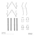 Dynamic Friction 340-54004 Disc Brake Hardware Kit - Front - view 2