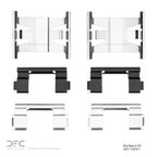 Dynamite Friction 340-54041 Disc Brake Hardware Kit - Front - view 2