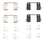 Dynamic Friction 340-59053 Disc Brake Hardware Kit - Front - view 1