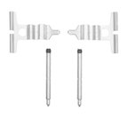 Dynamite Friction 340-63026 Disc Brake Hardware Kit - Rear - view 1
