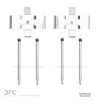 Dynamic Friction 340-63032 Disc Brake Hardware Kit - Front - view 2
