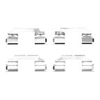 Dynamic Friction 340-63040 Disc Brake Hardware Kit - Front or Rear - view 1