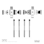Dynamic Friction 340-63060 Disc Brake Hardware Kit - Front - view 2