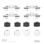 Dynamic Friction 340-67005 Disc Brake Hardware Kit - Front - view 2