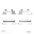 Dynamic Friction 340-67028 Disc Brake Hardware Kit - Rear - view 2