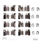 Dynamite Friction 340-72015 Disc Brake Hardware Kit - Front or Rear - view 2