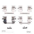 Dynamite Friction 340-75008 Disc Brake Hardware Kit - Front - view 2