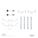 Dynamic Friction 340-75012 Disc Brake Hardware Kit - Rear - view 2