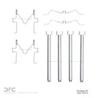 Dynamic Friction 340-75013 Disc Brake Hardware Kit - Rear - view 2