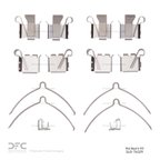 Dynamite Friction 340-76029 Disc Brake Hardware Kit - Front - view 2