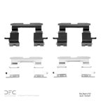 Dynamite Friction 340-76049 Disc Brake Hardware Kit - Front - view 2
