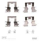 Dynamic Friction 340-76052 Disc Brake Hardware Kit - Rear - view 2