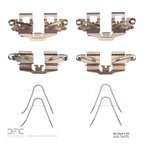 Dynamic Friction 340-76075 Disc Brake Hardware Kit - Rear - view 2