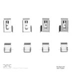 Dynamic Friction 340-76081 Disc Brake Hardware Kit - Front or Rear - view 2