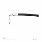 Dynamite Friction 350-13069 Brake Hydraulic Hose - Rear Right Lower - view 2