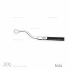 Dynamite Friction 350-21076 Brake Hydraulic Hose - Rear Left Lower - view 2