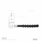 Dynamite Friction 350-40036 Brake Hydraulic Hose - Front Left - view 2