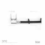 Dynamite Friction 350-40093 Brake Hydraulic Hose - Rear Left - view 2