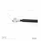 Dynamite Friction 350-40098 Brake Hydraulic Hose - Rear Left - view 2