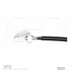 Dynamite Friction 350-40105 Brake Hydraulic Hose - Rear Left - view 2