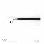 Dynamite Friction 350-40135 Brake Hydraulic Hose - Front Upper - view 2