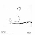 Dynamite Friction 350-40278 Brake Hydraulic Hose - Rear Left Upper - view 2