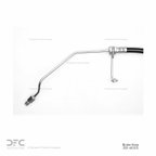 Dynamite Friction 350-40305 Brake Hydraulic Hose - Rear Left Lower - view 2