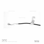 Dynamite Friction 350-47268 Brake Hydraulic Hose - Front Right - view 2