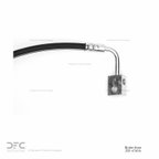 Dynamite Friction 350-47404 Brake Hydraulic Hose - Rear - view 3