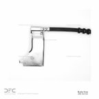 Dynamite Friction 350-54145 Brake Hydraulic Hose - Rear Right Lower - view 2