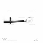 Dynamite Friction 350-54383 Brake Hydraulic Hose - Front Left - view 3