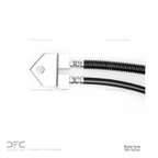 Dynamite Friction 350-54542 Brake Hydraulic Hose - Rear Upper - view 2