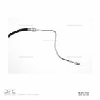 Dynamite Friction 350-54728 Brake Hydraulic Hose - Front Right or Front Right Lower - view 3