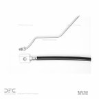 Dynamite Friction 350-54746 Brake Hydraulic Hose - Rear Right Lower - view 2