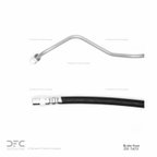 Dynamite Friction 350-74051 Brake Hydraulic Hose - Rear Left Lower - view 2