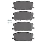Dynamite Friction 4000-1005-00 Disc Brake Pad Set - Front - view 3