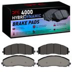 Dynamite Friction 4000-2490-00 Disc Brake Pad Set - Front - view 4