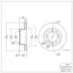 Dynamite Friction 600-02023 Disc Brake Rotor - Front - view 7