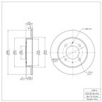 Dynamite Friction 600-03010 Disc Brake Rotor - Rear - view 6