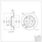 Dynamite Friction 600-03033 Disc Brake Rotor - Rear - view 6
