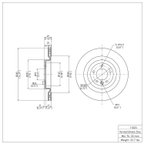 Dynamite Friction 600-11023 Disc Brake Rotor - Rear - view 7