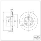 Dynamite Friction 600-20018 Disc Brake Rotor - Rear - view 7