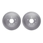 Dynamite Friction 6002-67081 Disc Brake Rotor Set - Rear - view 1