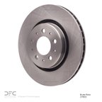 Dynamite Friction 600-27022 Disc Brake Rotor - Front - view 2