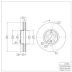Dynamite Friction 600-31100D Disc Brake Rotor - Front Right - view 6